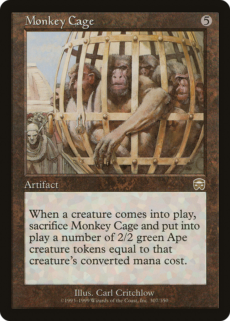 Monkey Cage (MMQ-307) [Mercadian Masques] Foil