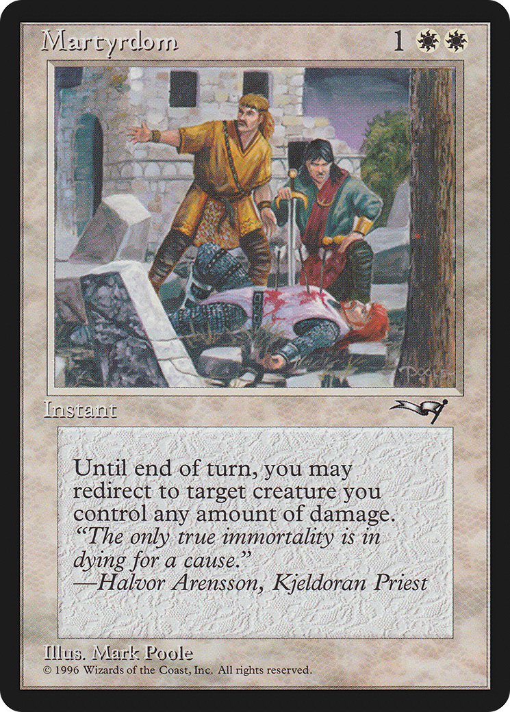 Martyrdom (Wounded on Ground) (ALL-139) [Alliances]