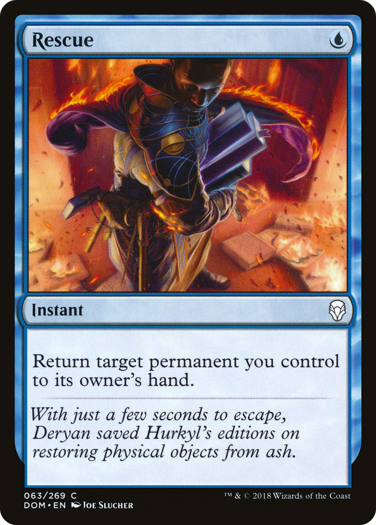 Rescue (DOM-063) [Dominaria] Foil