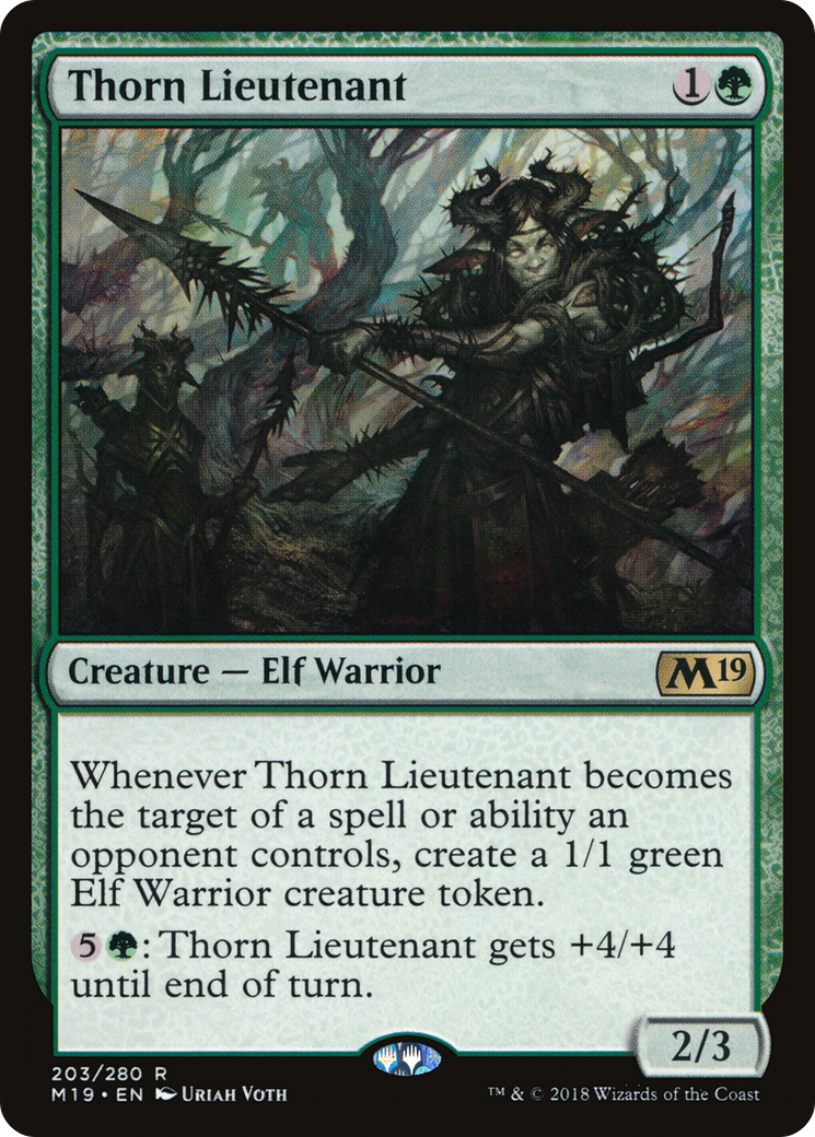 Thorn Lieutenant (M19-203) [Core Set 2019]
