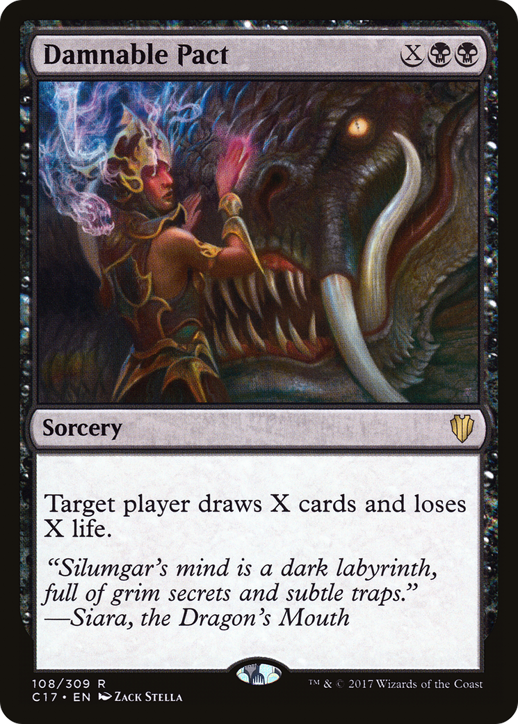 Damnable Pact (C17-108) [Commander 2017]
