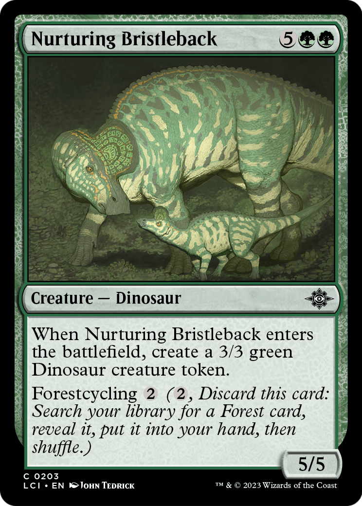 Nurturing Bristleback (LCI-203) [The Lost Caverns of Ixalan]