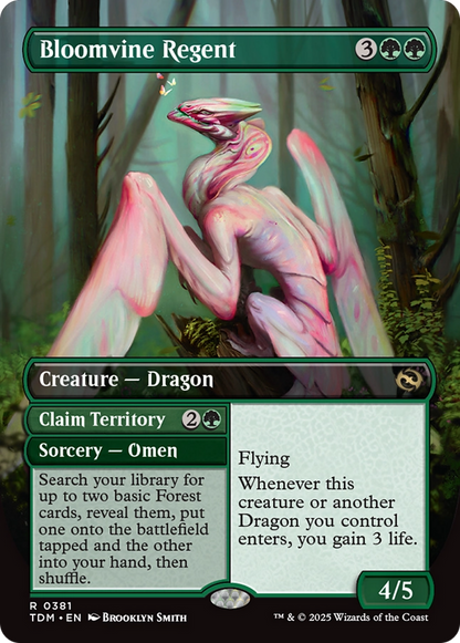 Bloomvine Regent (Borderless) (TDM-381) [Tarkir: Dragonstorm]