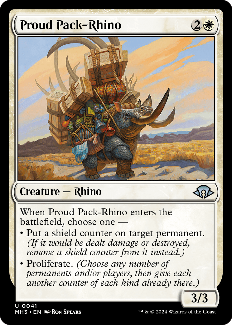Proud Pack-Rhino (MH3-041) [Modern Horizons 3]