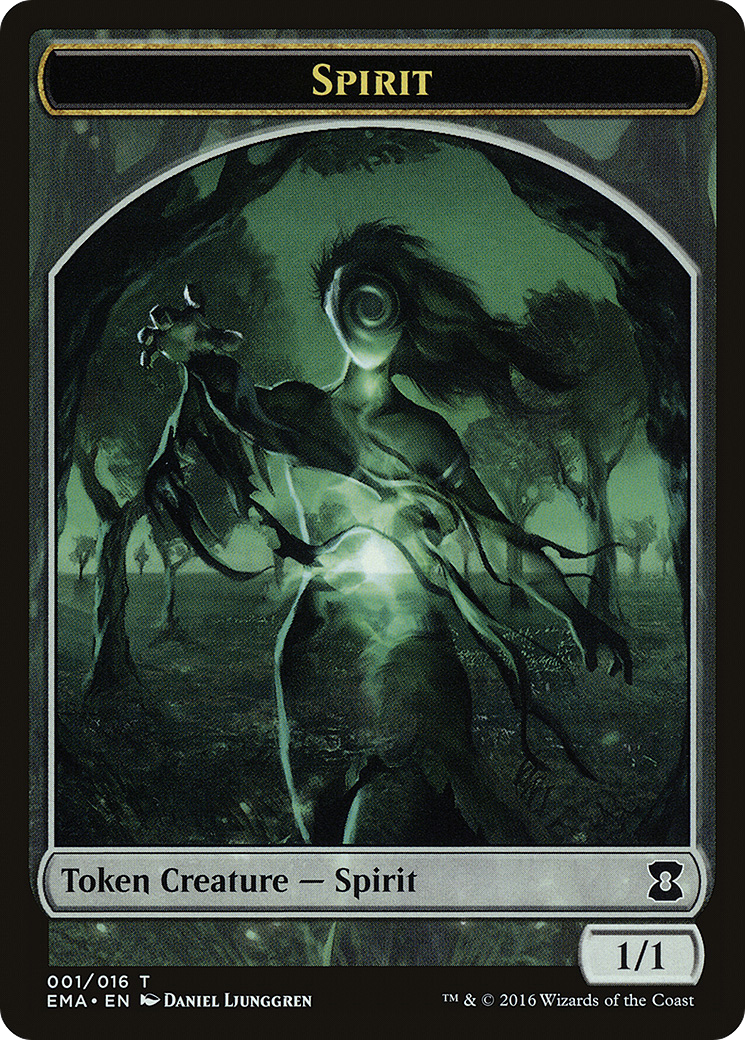 Spirit Token (Colorless) (EMA-001) [Eternal Masters Tokens]
