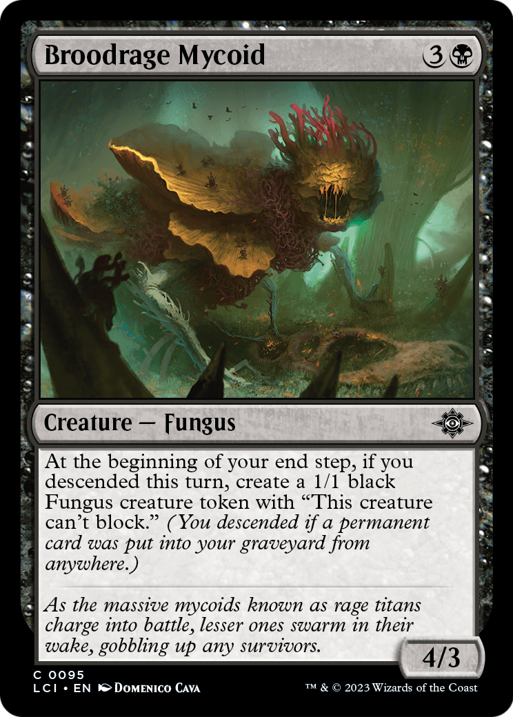 Broodrage Mycoid (LCI-095) [The Lost Caverns of Ixalan]