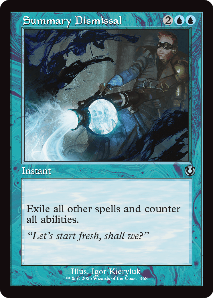 Summary Dismissal (Retro Frame) (INR-368) [Innistrad Remastered] Foil