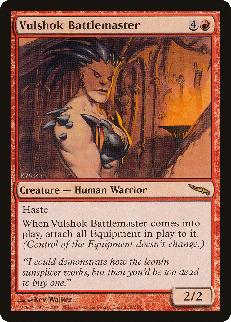Vulshok Battlemaster (MRD-110) [Mirrodin] Foil
