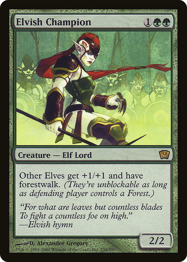 Elvish Champion [9th Edition] Foil