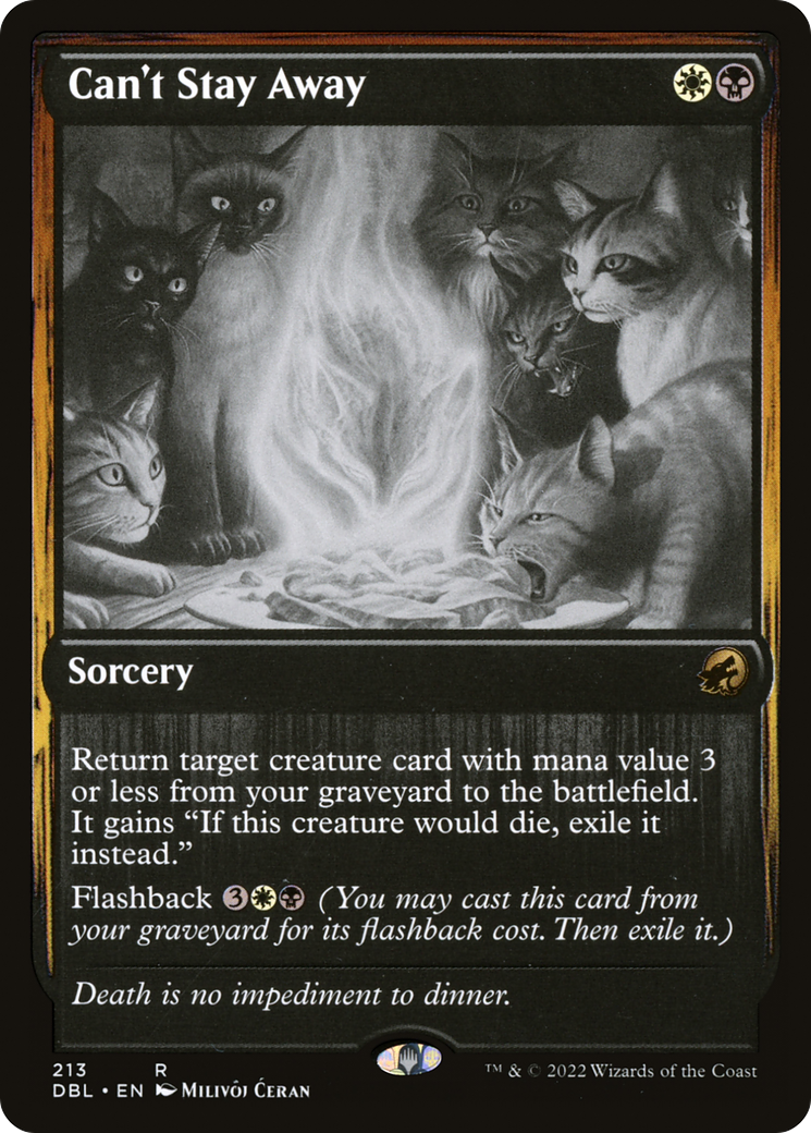 Can't Stay Away (DBL-213) [Innistrad: Double Feature] Foil