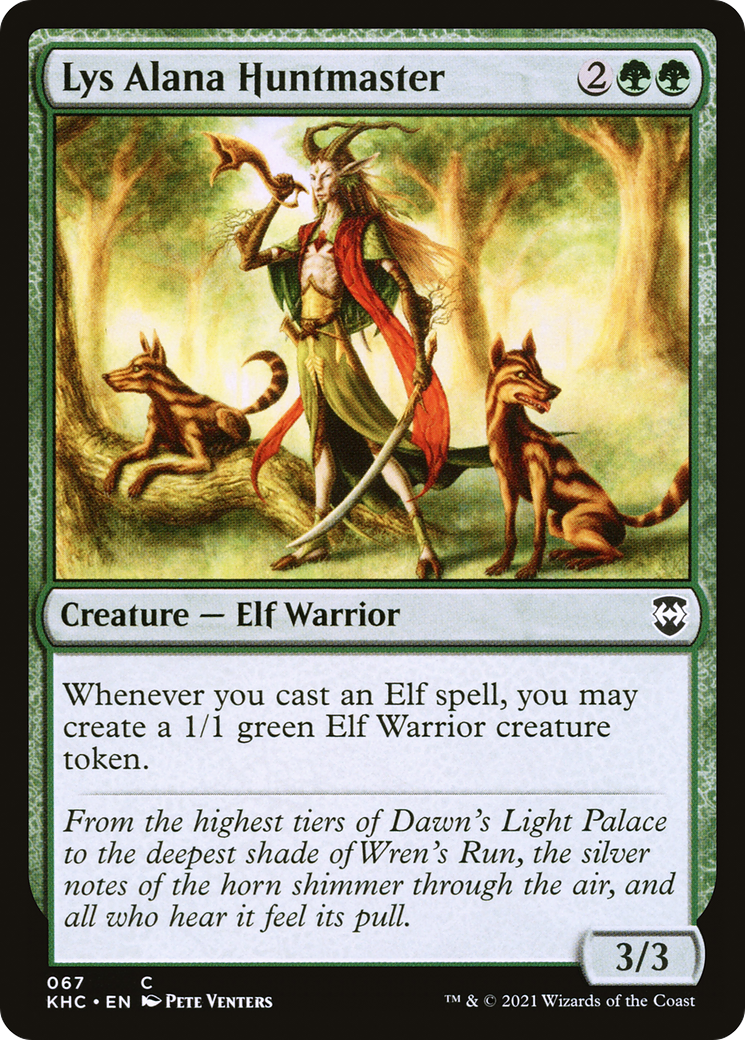 Lys Alana Huntmaster (KHC-067) [Kaldheim Commander]
