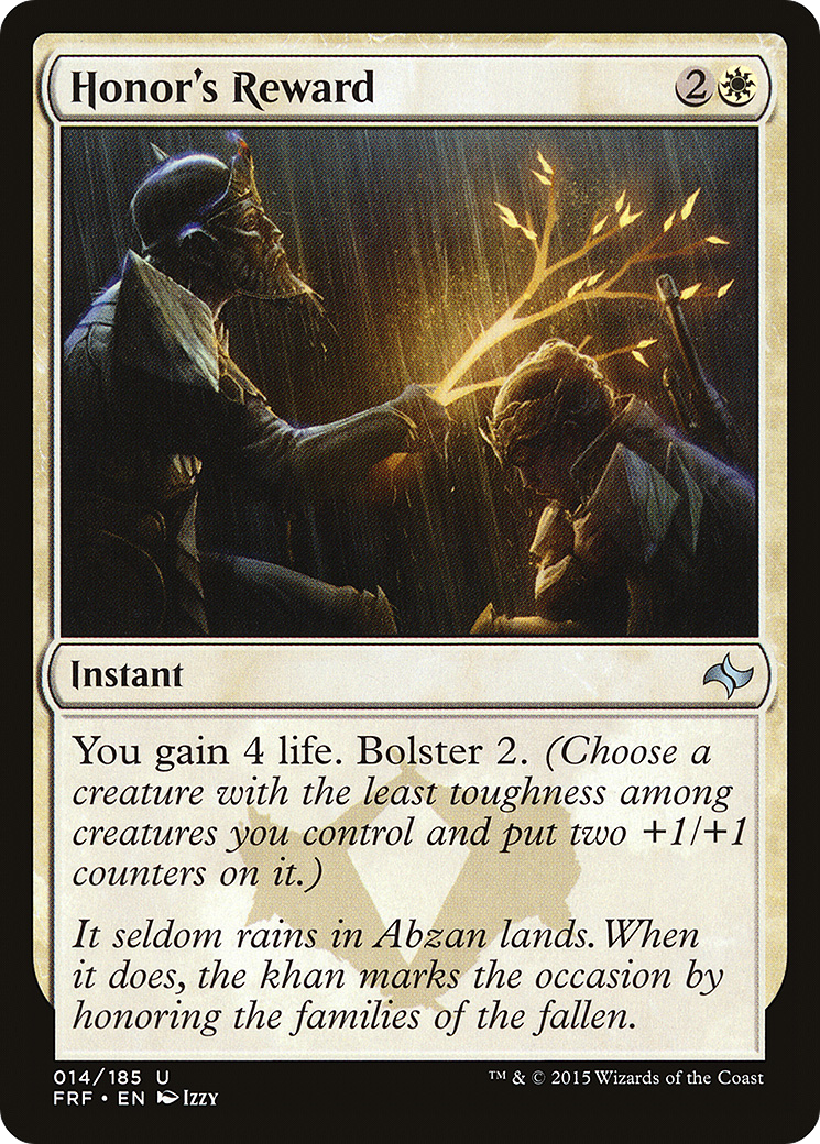 Honor's Reward (FRF-014) [Fate Reforged]