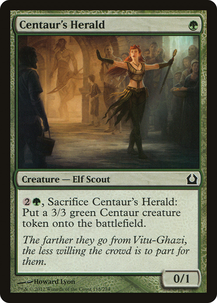 Centaur's Herald (RTR-118) [Return to Ravnica]