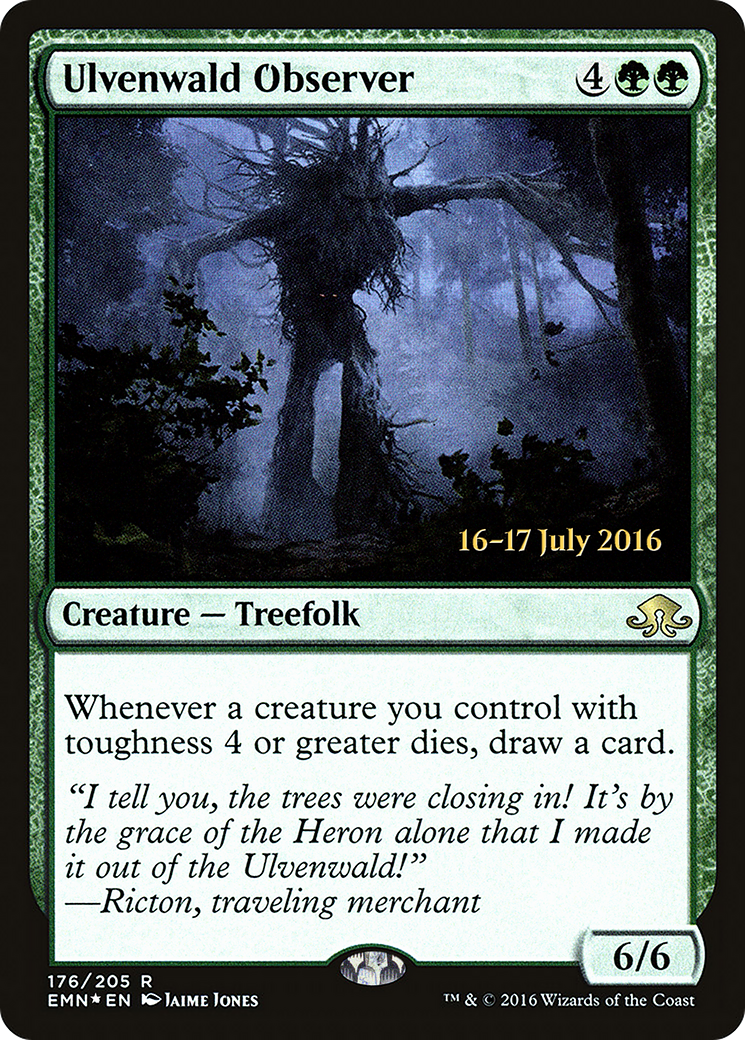 Ulvenwald Observer (PRE-176S) [Eldritch Moon Promos] Foil