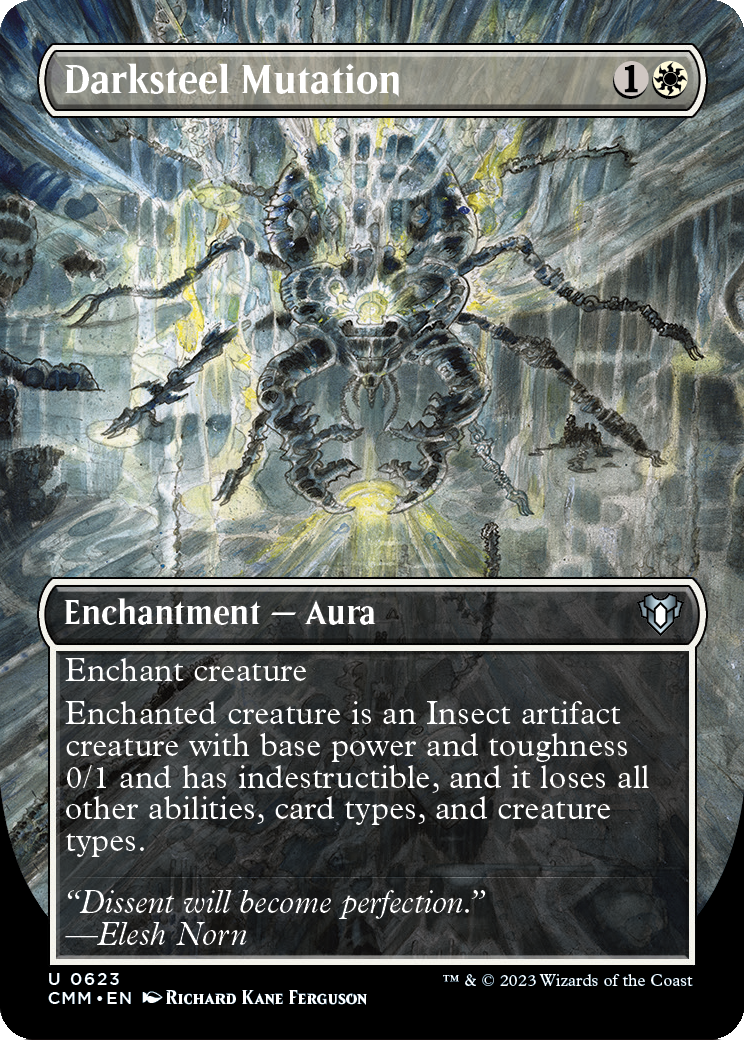 Darksteel Mutation (Borderless) (CMM-623) [Commander Masters]