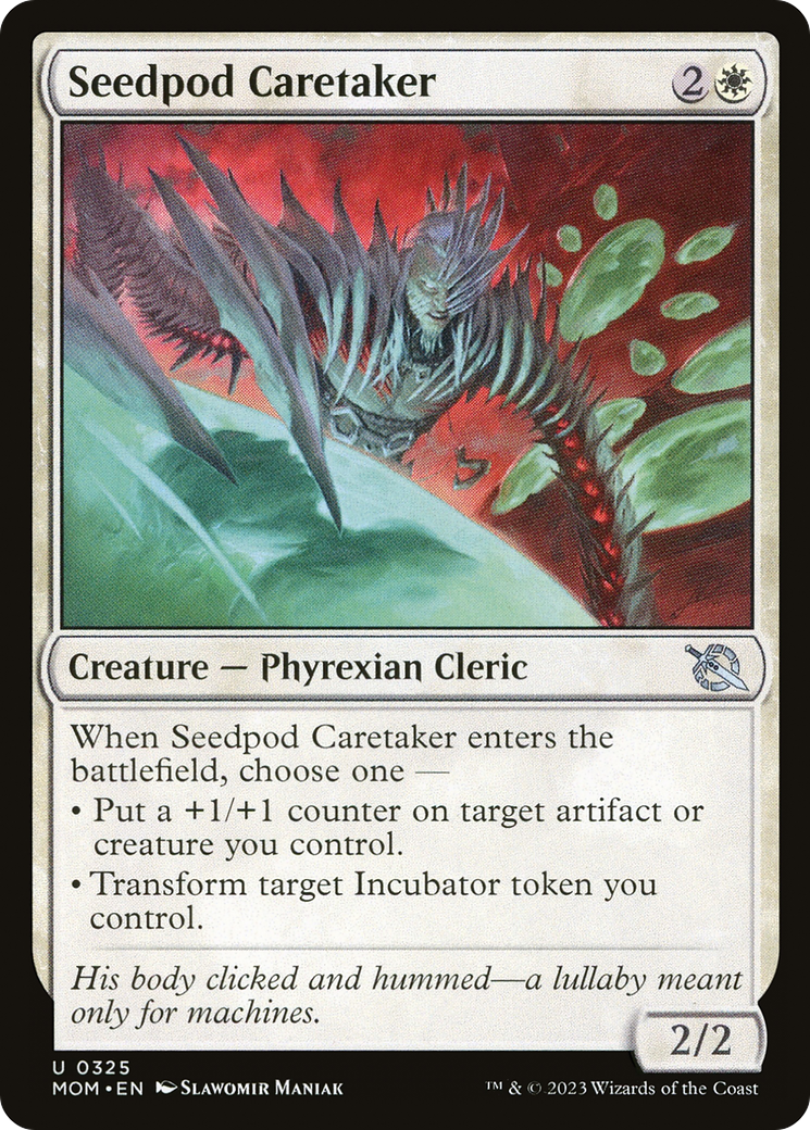 Seedpod Caretaker (MOM-325) [March of the Machine] Foil
