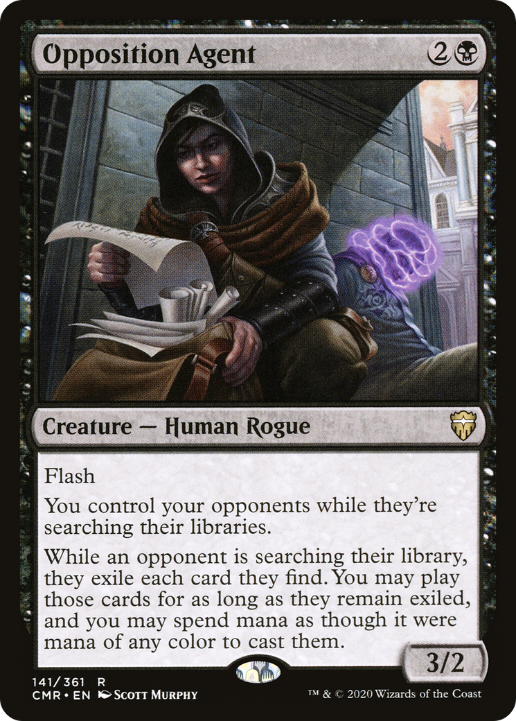 Opposition Agent (CMR-141) [Commander Legends] Foil