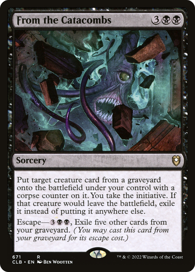 From the Catacombs (CLB-671) [Commander Legends: Battle for Baldur's Gate]
