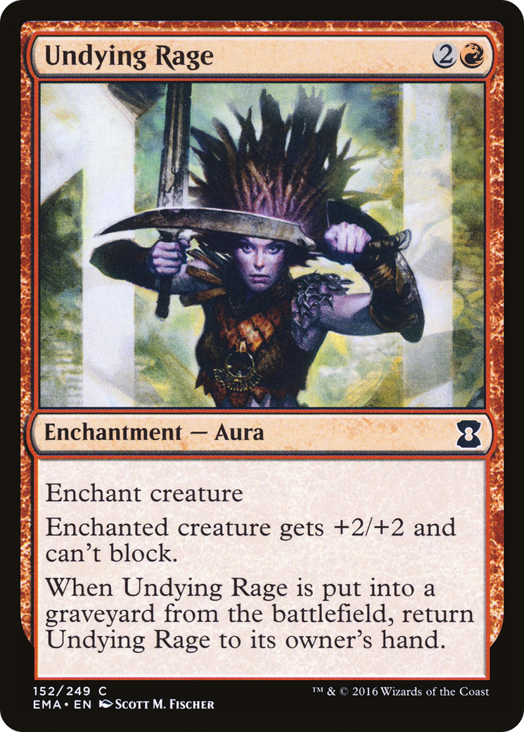 Undying Rage (EMA-152) [Eternal Masters]