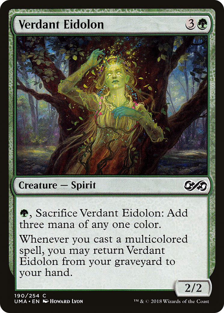Verdant Eidolon (UMA-190) [Ultimate Masters] Foil