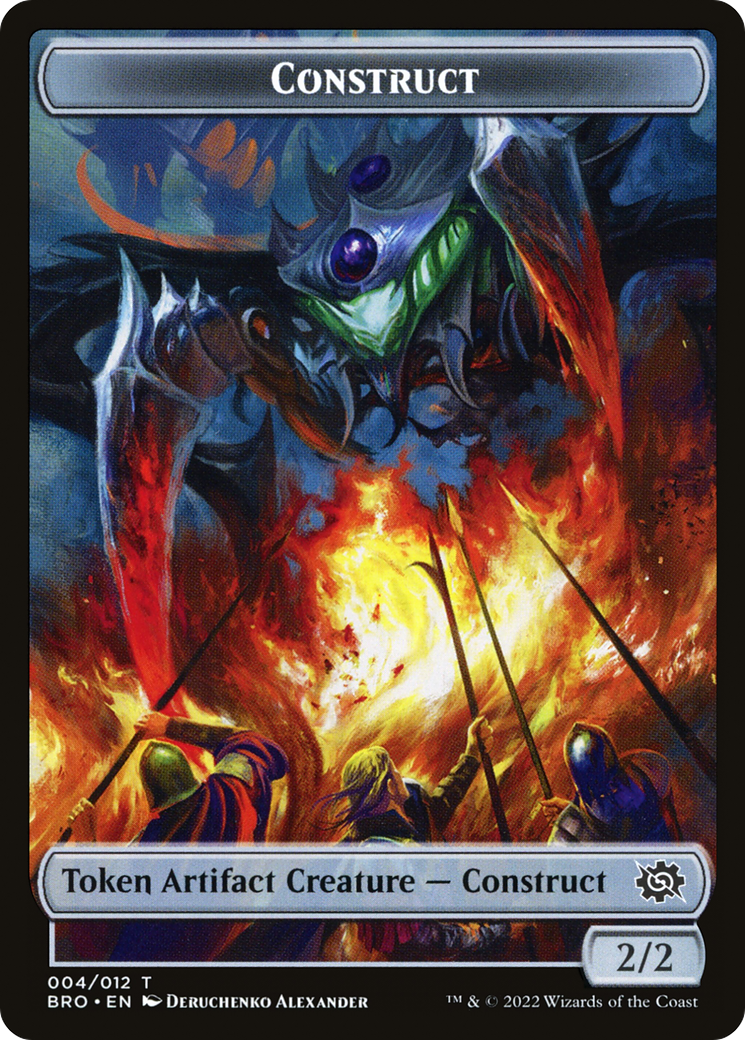 Construct (TBRO-004) [The Brothers' War Tokens] Foil