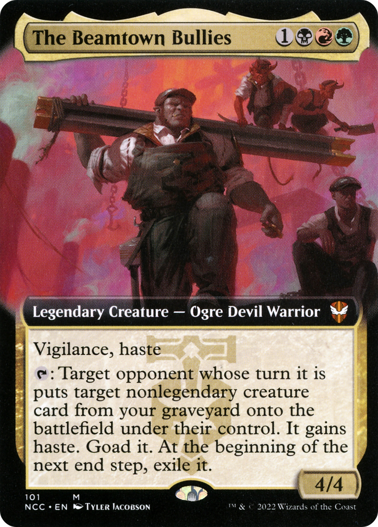 The Beamtown Bullies (Extended Art) (NCC-101) [New Capenna Commander] Foil
