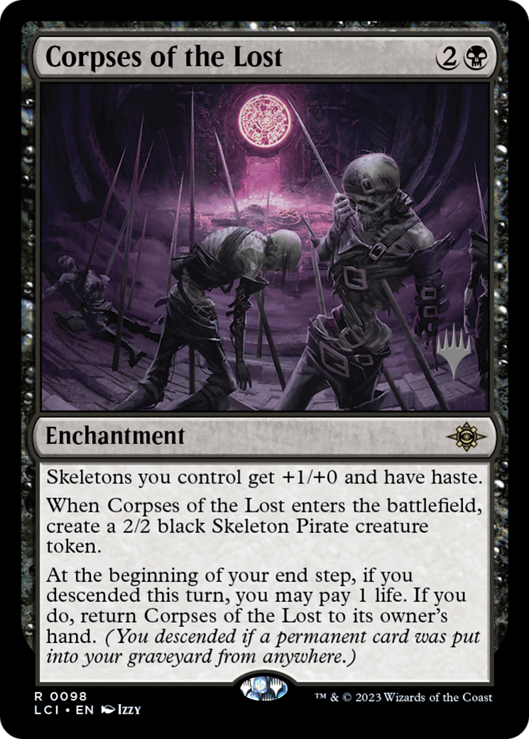 Corpses of the Lost (PPLCI-098) [Promo Pack: The Lost Caverns of Ixalan Promos] Foil
