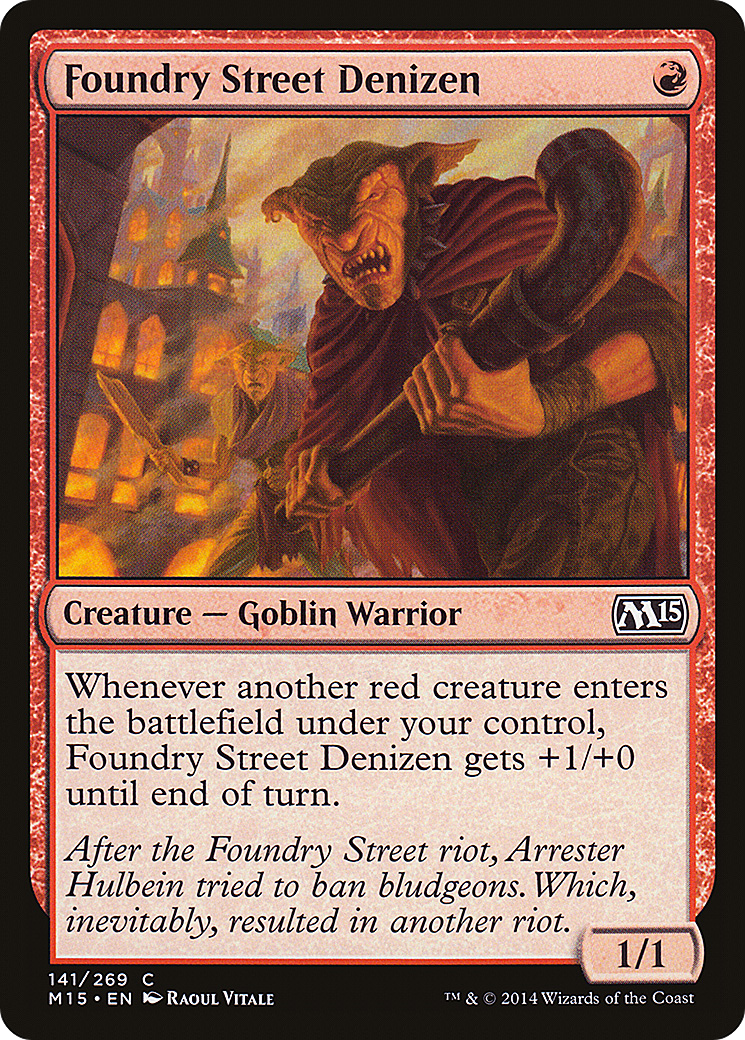 Foundry Street Denizen (M15-141) [Magic 2015]