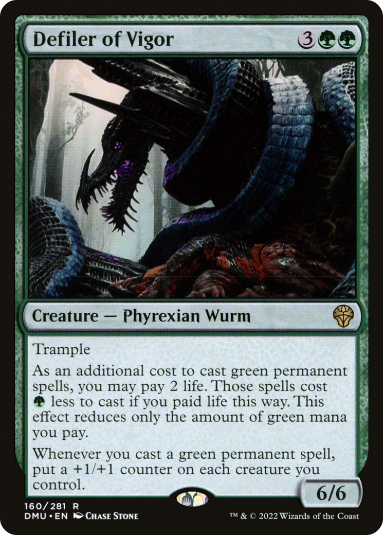 Defiler of Vigor (DMU-160) [Dominaria United] Foil