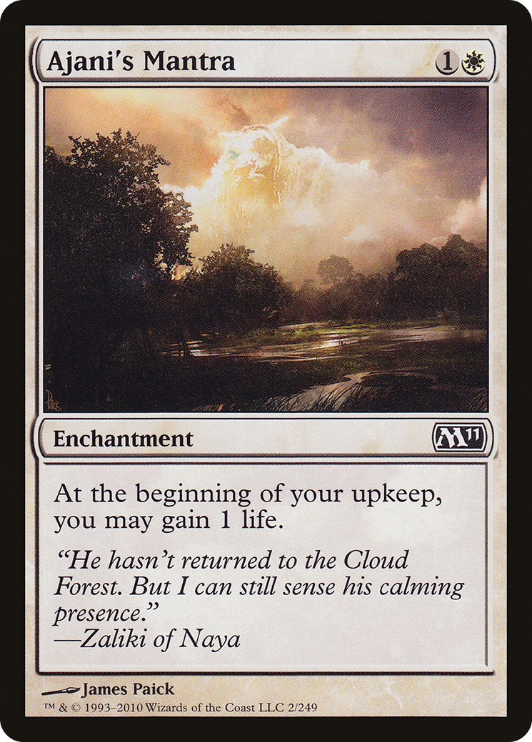 Ajani's Mantra (M11-002) [Magic 2011]