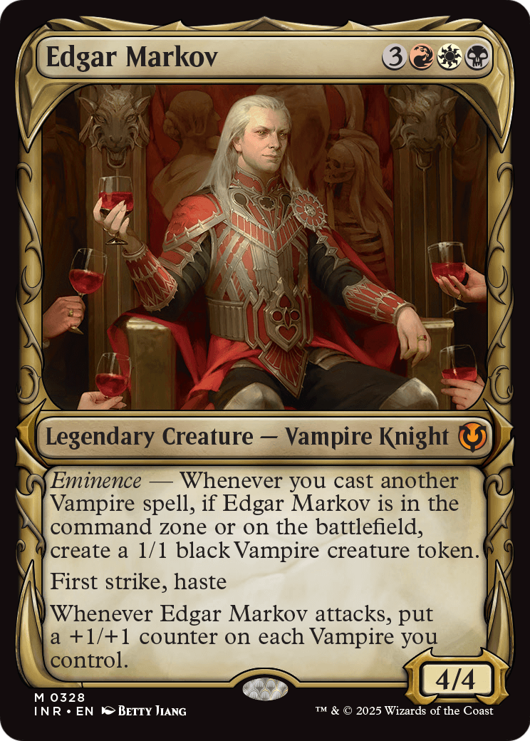 Edgar Markov (Showcase) (INR-328) [Innistrad Remastered] Foil