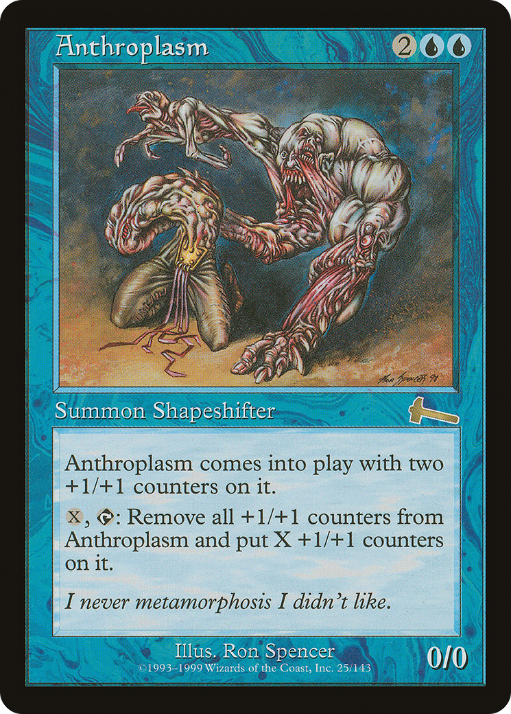 Anthroplasm (ULG-025) [Urza's Legacy] Foil