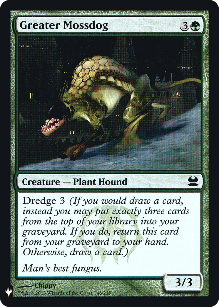 Greater Mossdog (LIST-MMA-146) [The List] Foil