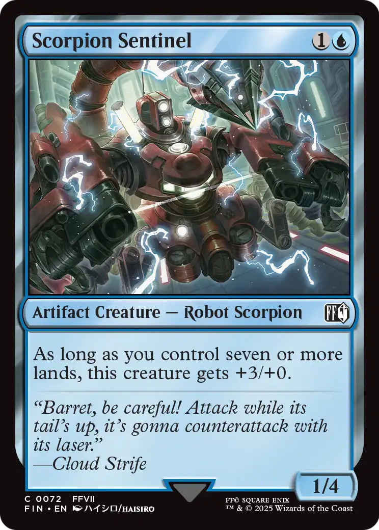 Scorpion Sentinel (FIN-072) [FINAL FANTASY] Foil