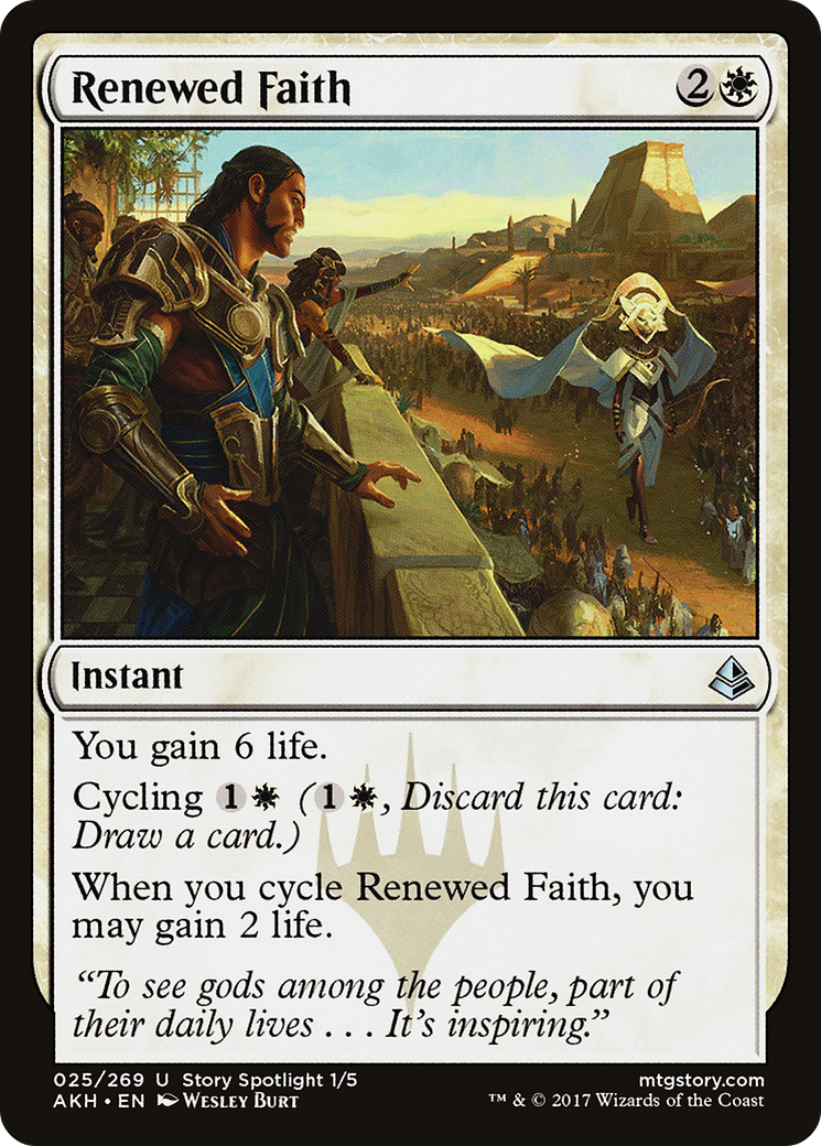 Renewed Faith (AKH-025) [Amonkhet] Foil