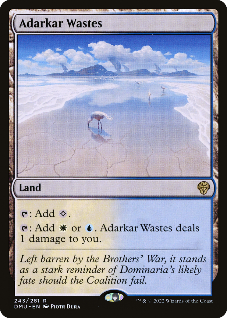 Adarkar Wastes (DMU-243) [Dominaria United] Foil