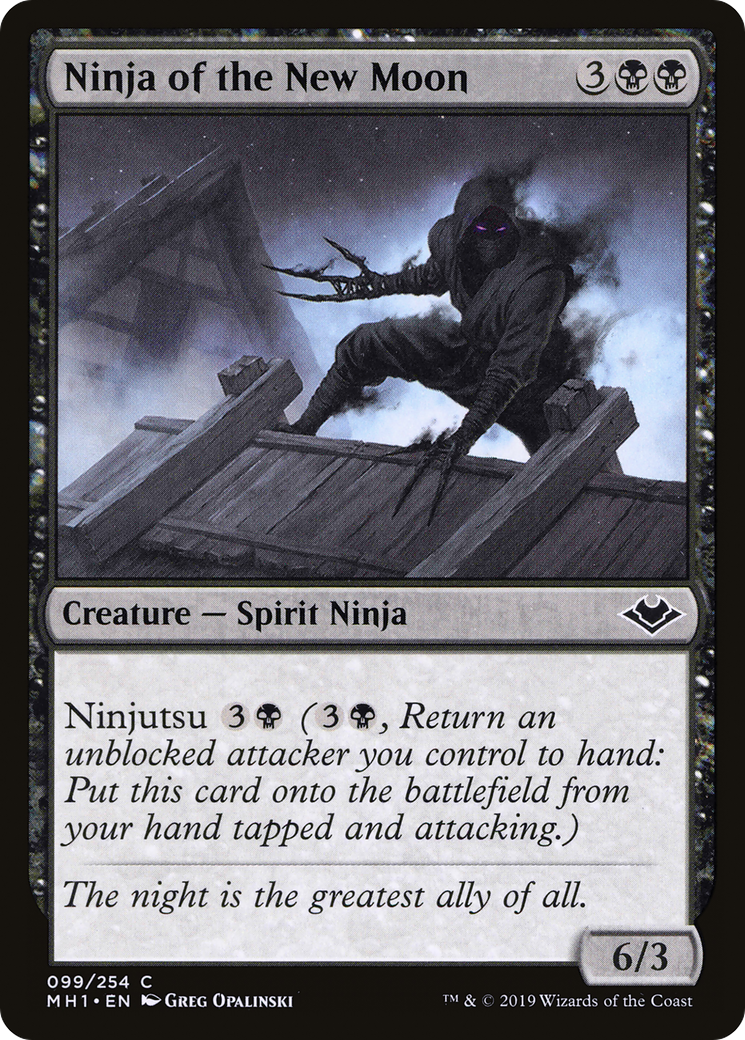 Ninja of the New Moon (MH1-099) [Modern Horizons] Foil