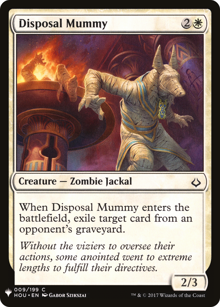 Disposal Mummy (LIST-HOU-9) [The List]