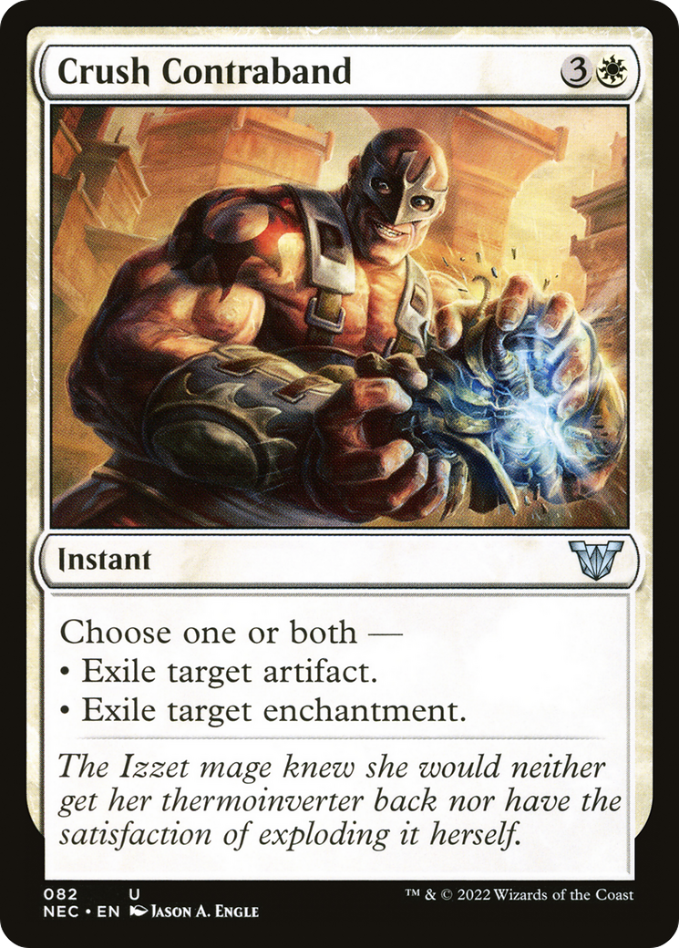 Crush Contraband (NEC-082) [Neon Dynasty Commander]
