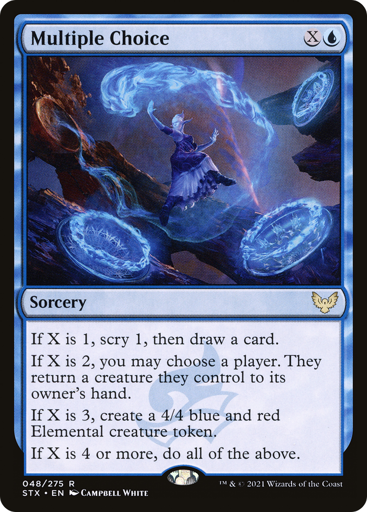 Multiple Choice (STX-048) [Strixhaven: School of Mages]