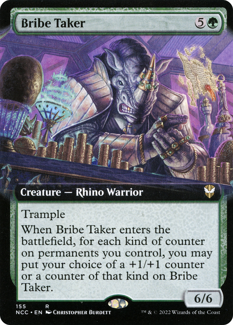 Bribe Taker (Extended Art) (NCC-155) [New Capenna Commander]