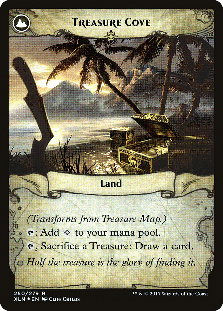 Treasure Map (XLN) (PRE-250S) [Ixalan Promos] Foil