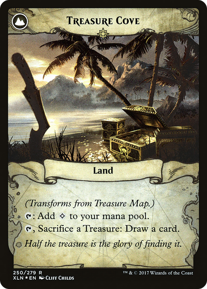 Treasure Map (XLN) (PRE-250S) [Ixalan Promos] Foil