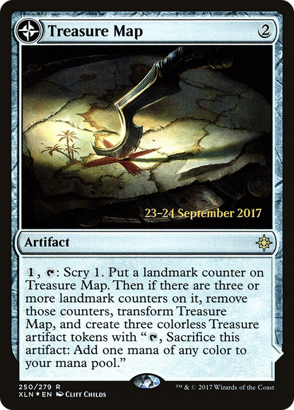 Treasure Map (XLN) (PRE-250S) [Ixalan Promos] Foil