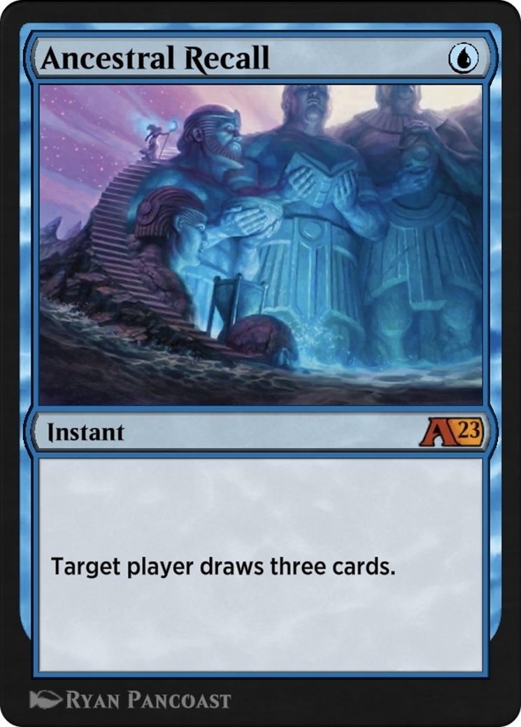Ancestral Recall (YDMU-032) [Alchemy: Dominaria]