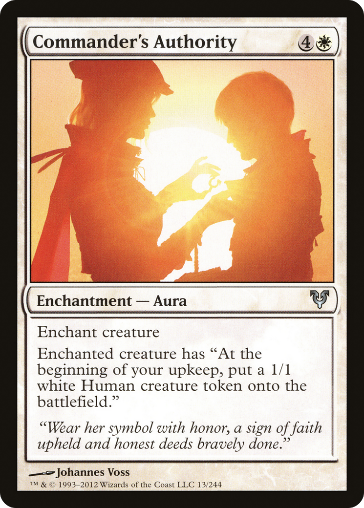 Commander's Authority (AVR-013) [Avacyn Restored]