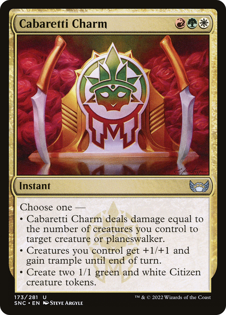 Cabaretti Charm (SNC-173) [Streets of New Capenna] Foil