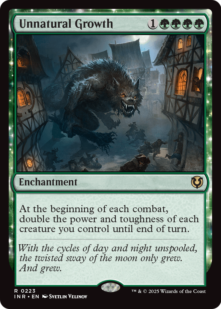 Unnatural Growth (INR-223) [Innistrad Remastered] Foil