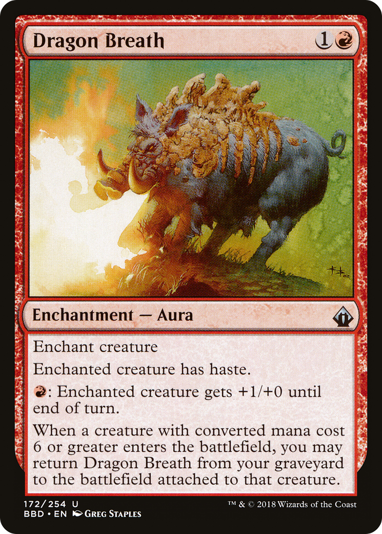 Dragon Breath (BBD-172) [Battlebond] Foil