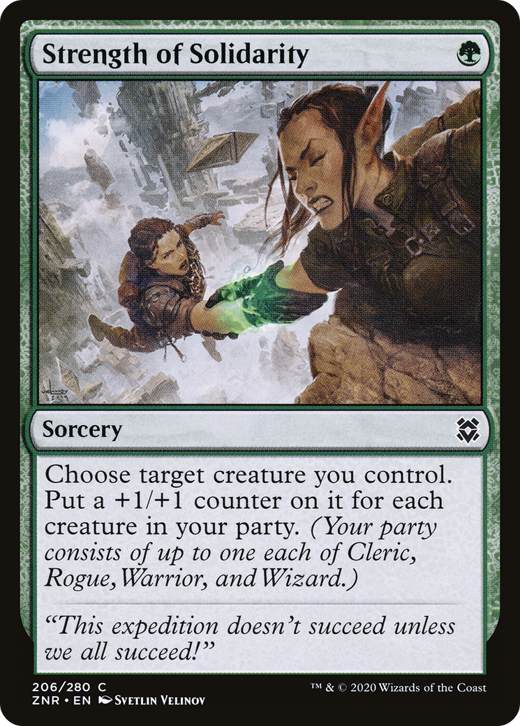 Strength of Solidarity (ZNR-206) [Zendikar Rising]